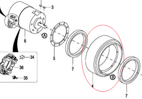 EP 1115-220000-00 Original Driving Wheel EP 1115-220000-00 Original Driving Wheel